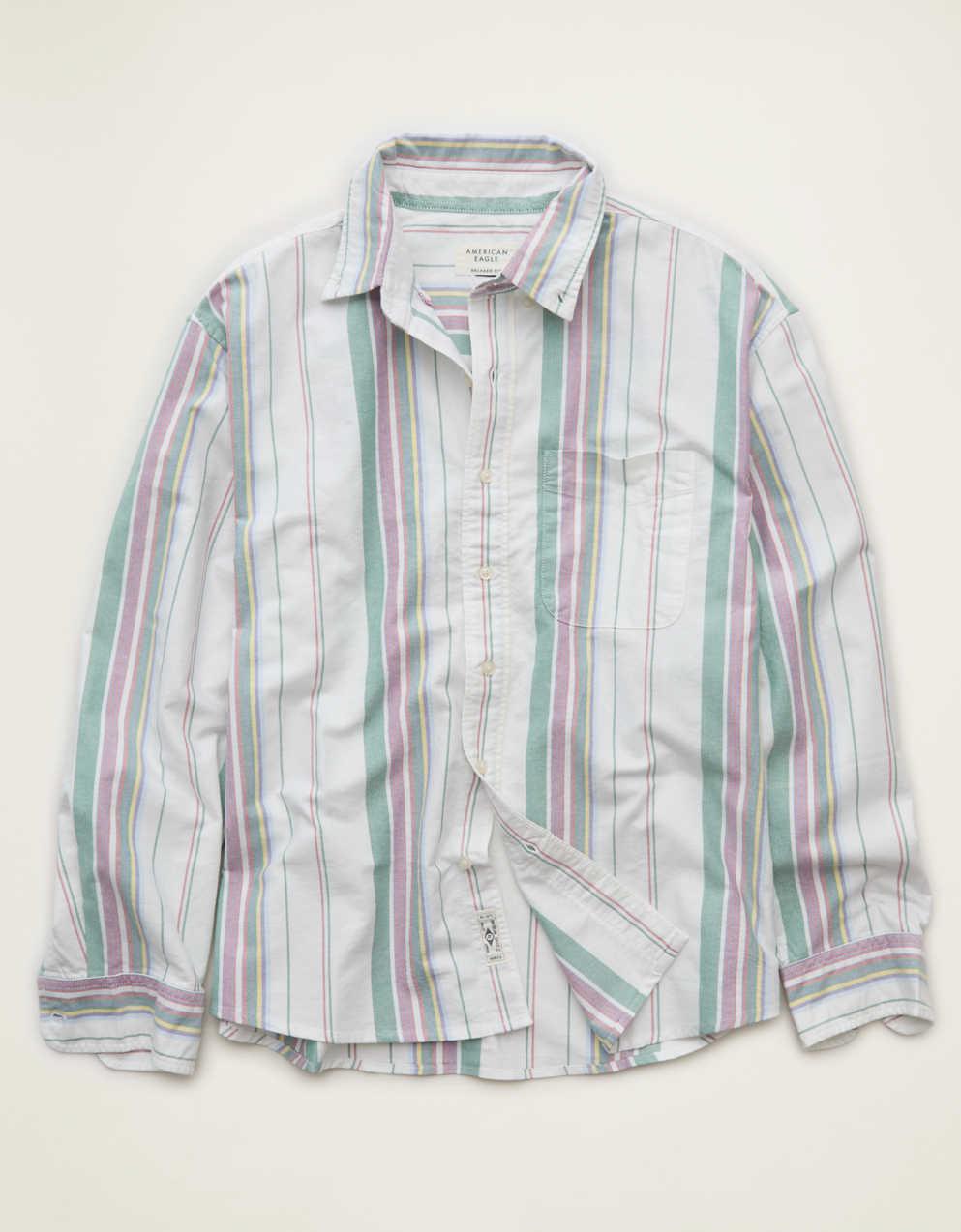 AE Relaxed Fit Oxford Button-Up Shirt