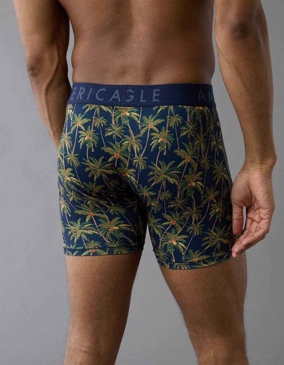 AEO メンズ・パームツリー6インチ・フレックス・ボクサー・ブリーフ