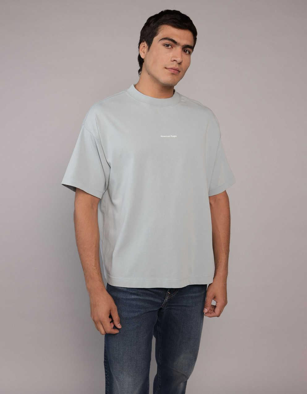 AEオーバーサイズロゴグラフィックTシャツ