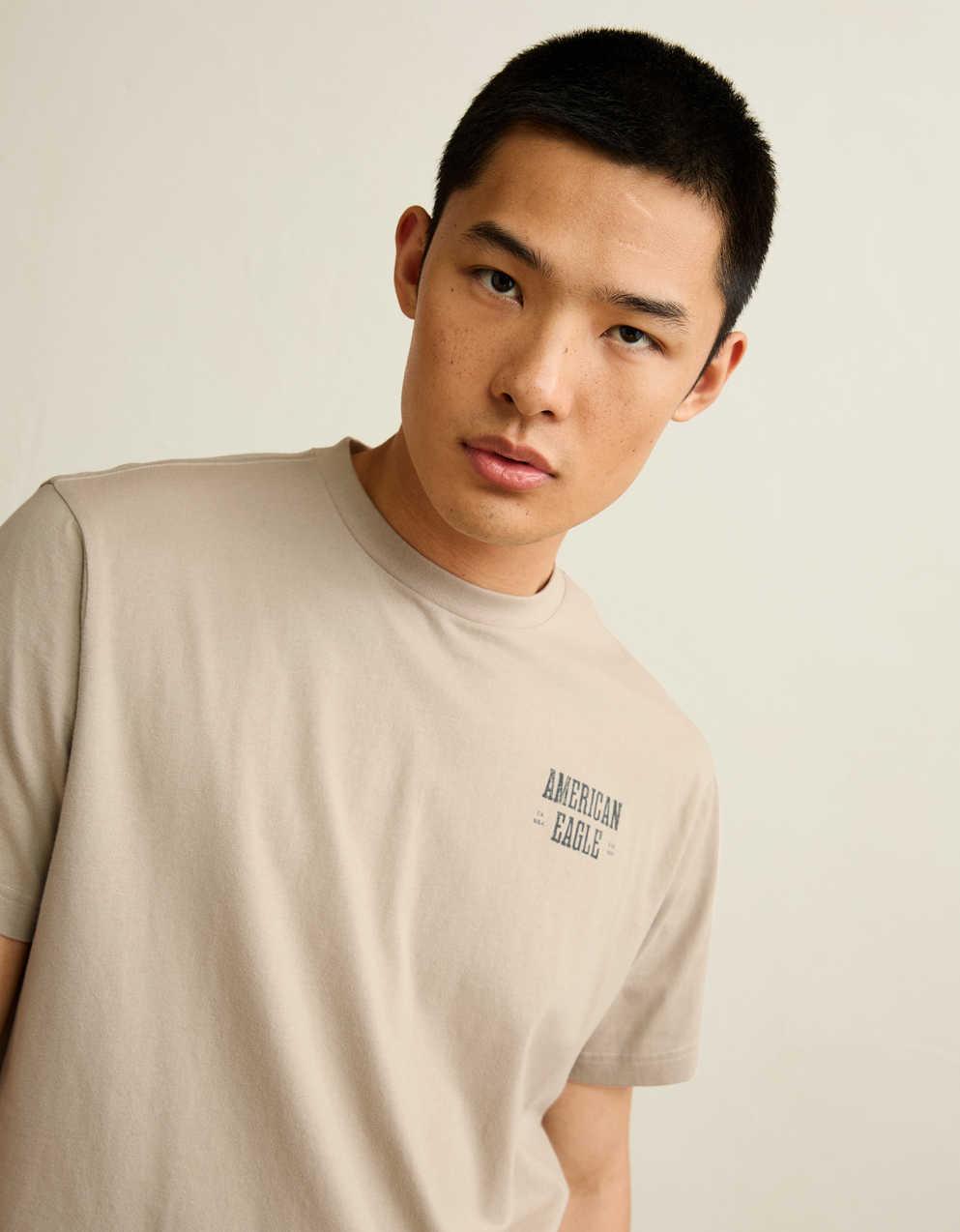 AE スタンダード・フィット・グラフィック・ロゴTシャツ