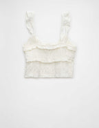 AE Smocked Ruffle Tank Top