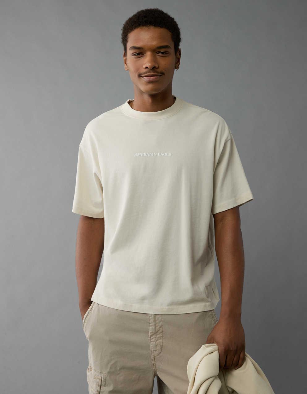 AE Laidback Luxe ヘビーウェイト オーバーサイズ ロゴ グラフィック Tシャツ