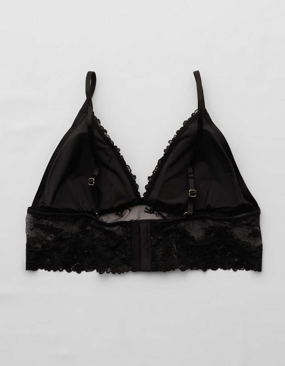 ショー・オフ・ミッドナイト・ロマンス・レース・パッド入りトライアングル・ブラレット