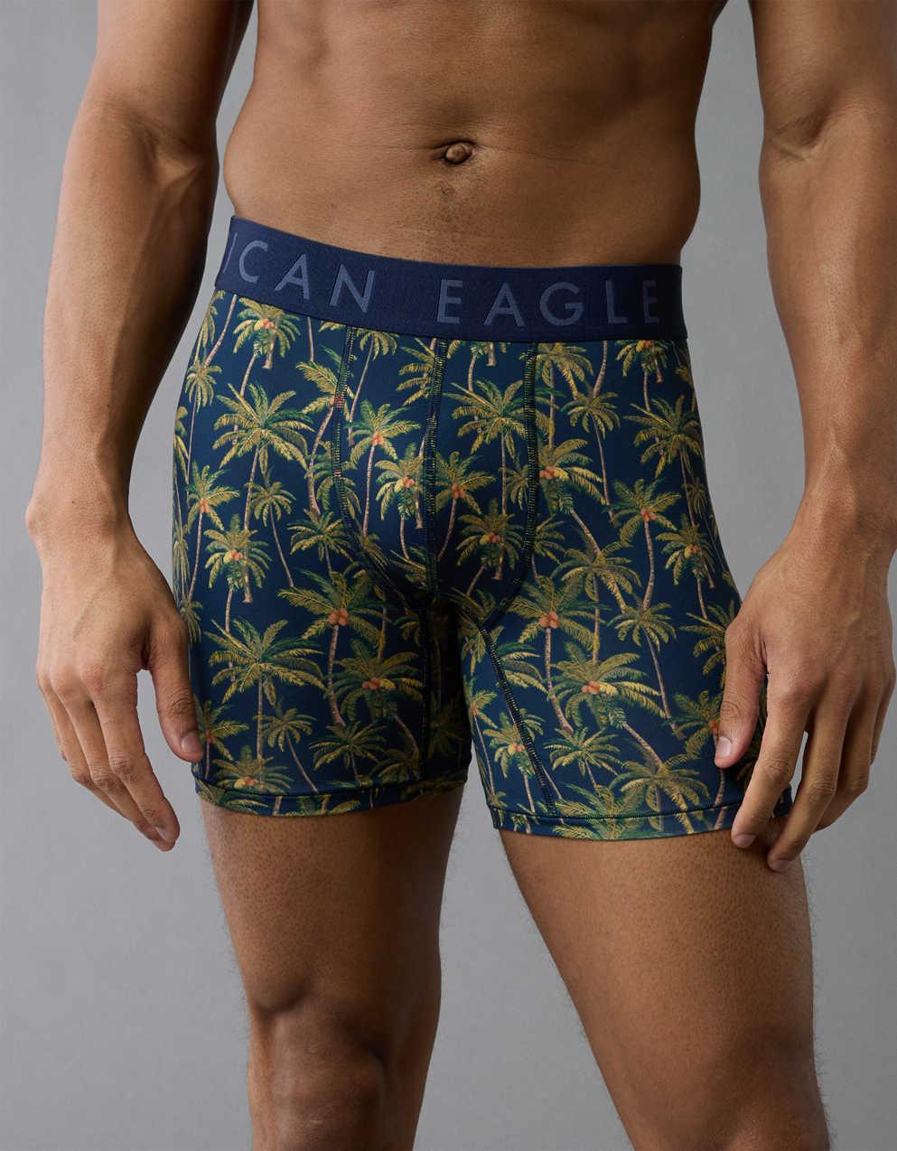 AEO メンズ・パームツリー6インチ・フレックス・ボクサー・ブリーフ
