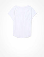 AE クロップド・ヘンリー ヘイ・ベイビーTシャツ