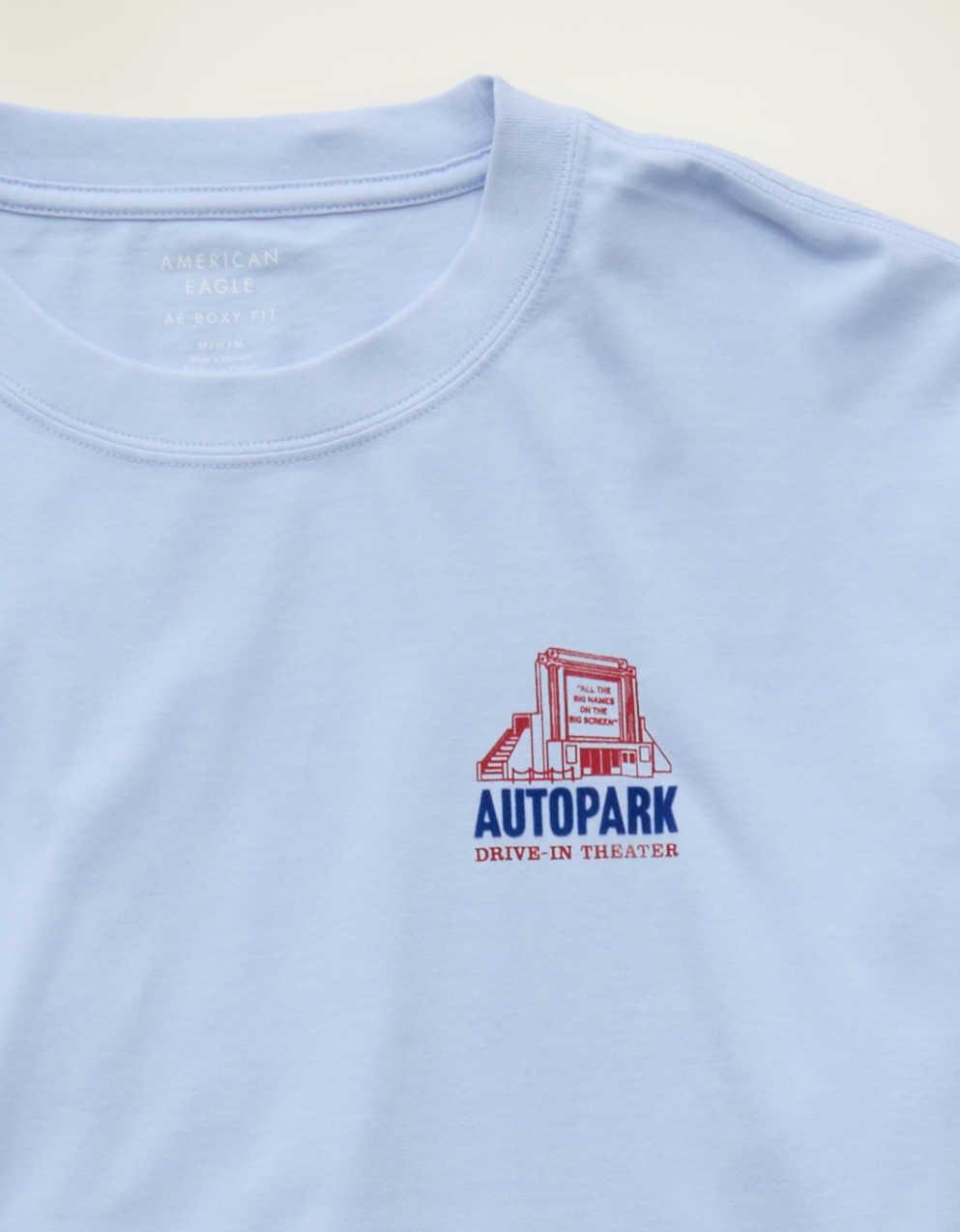 AE ボクシーフィット デスティネーション グラフィックTシャツ