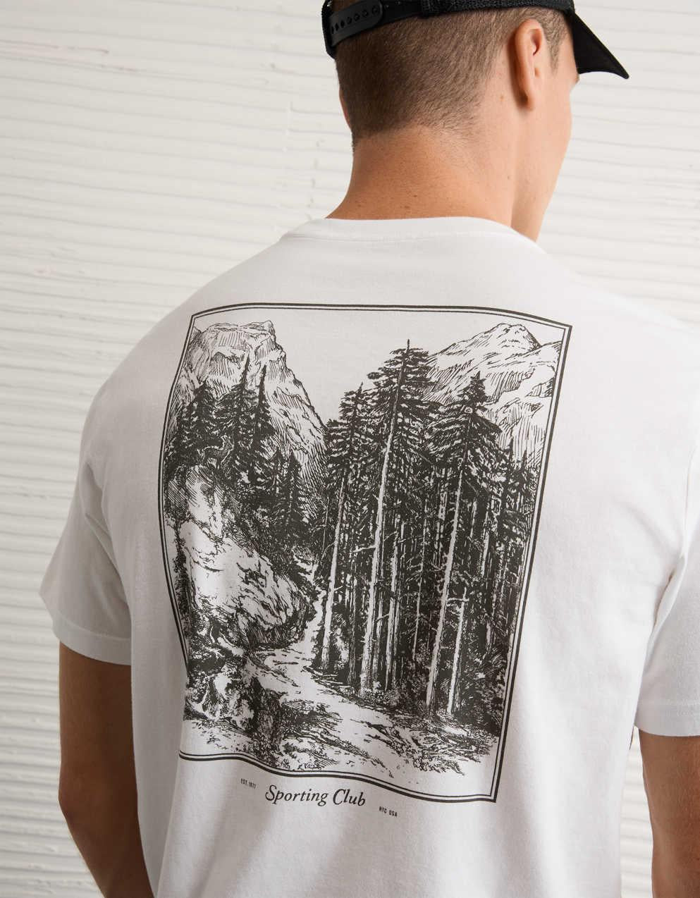 AE Standard Fit Logo Graphic T-Shirt