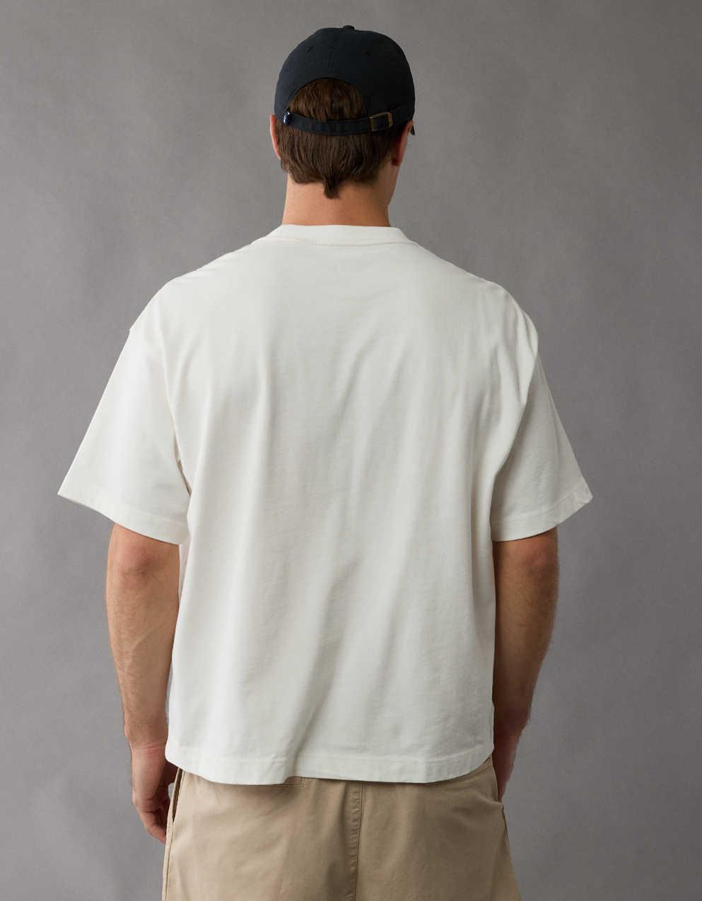 AEボクシー・フィット・スエード・ジャージーTシャツ