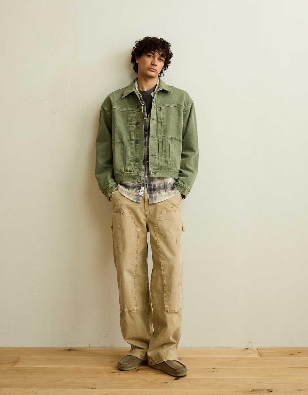 AE リラックスフィット デニムジャケット