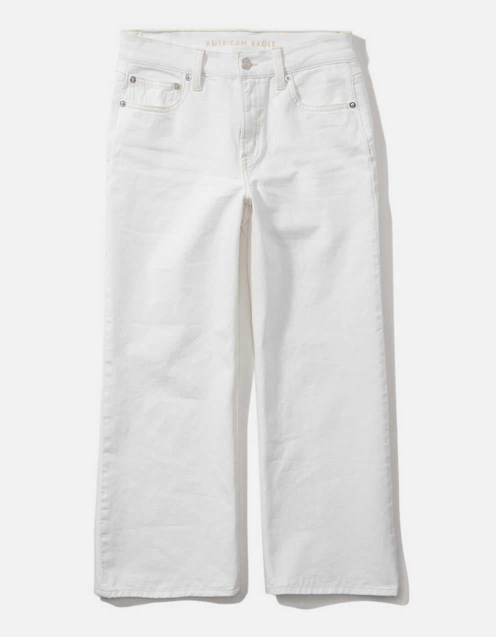 AE ストレッチ '90s ワイド レッグ クロップ ジーンズ