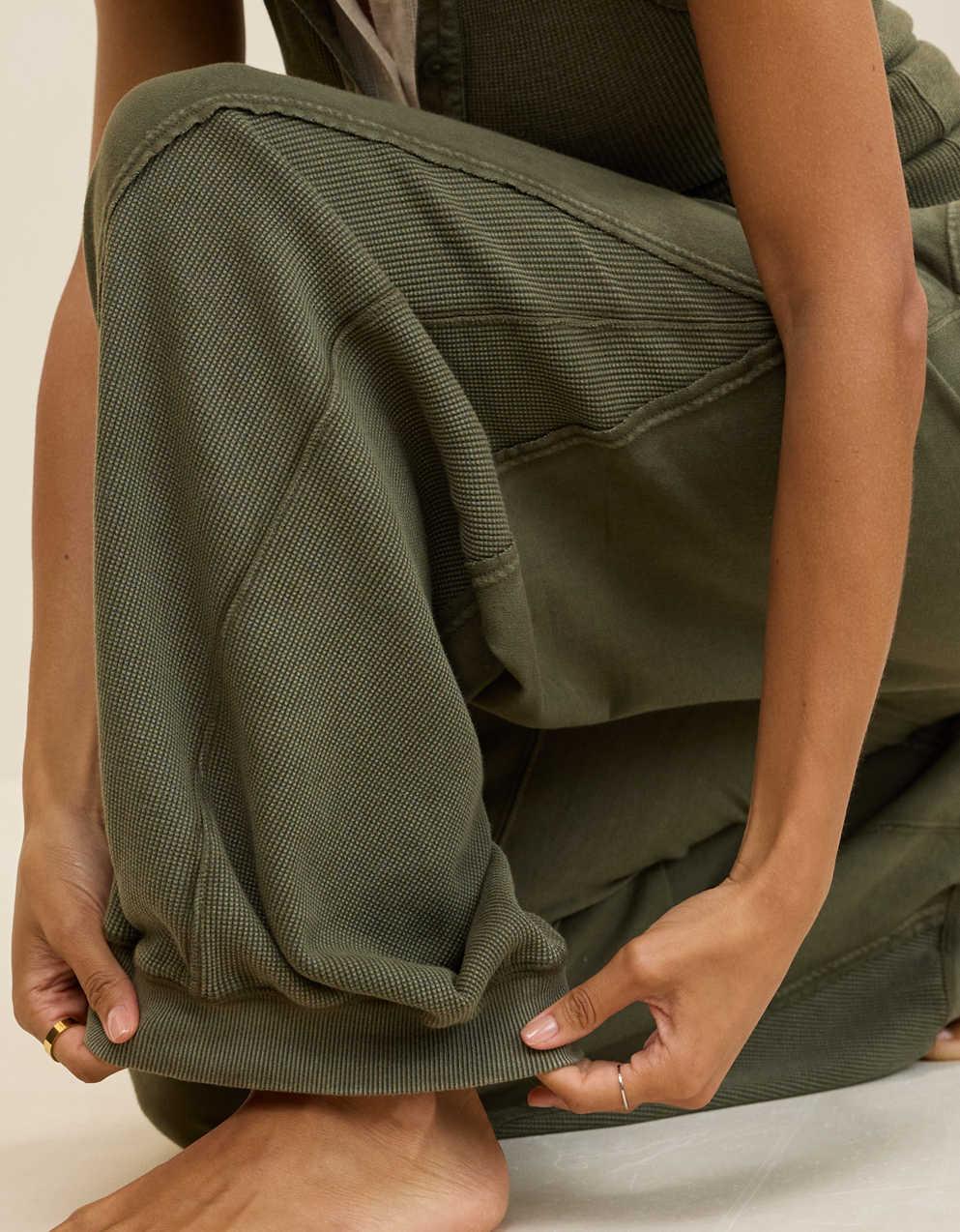 Aerie Unwind Waffle Jogger