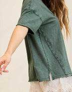 Aerie オーバーサイズ・クルー・ボーイフレンドTシャツ