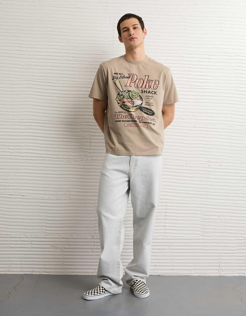 AE スタンダード・フィット・フード・グラフィックTシャツ