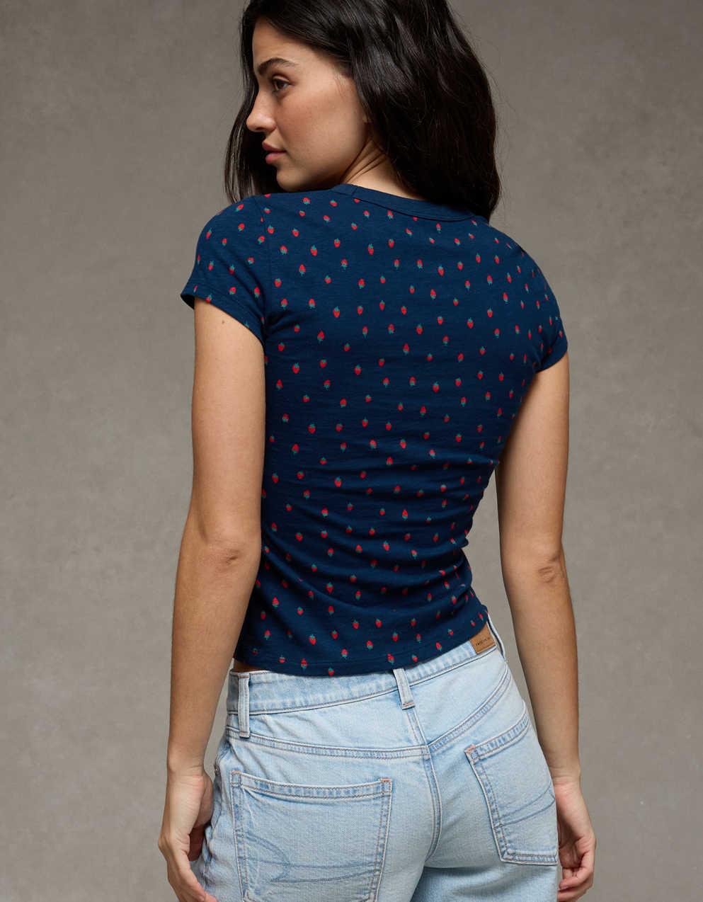 AE Hey Baby Cotton Slub Tee
