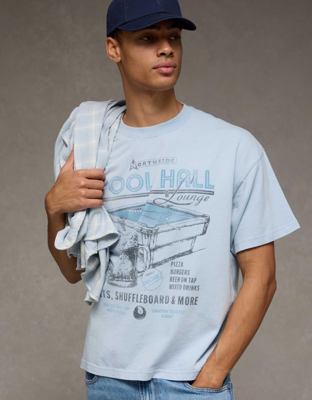 AE ボクシーフィット デスティネーション グラフィックTシャツ