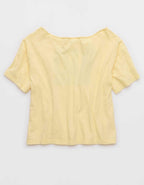 Aerie Off-The-Shoulder Relaxed T-Shirt