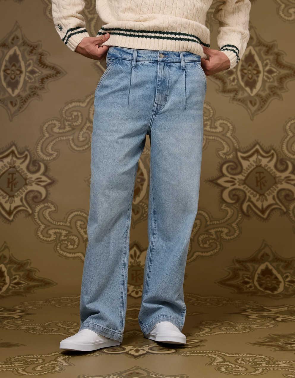 AE x Tru Kolors プリーツデニムパンツ