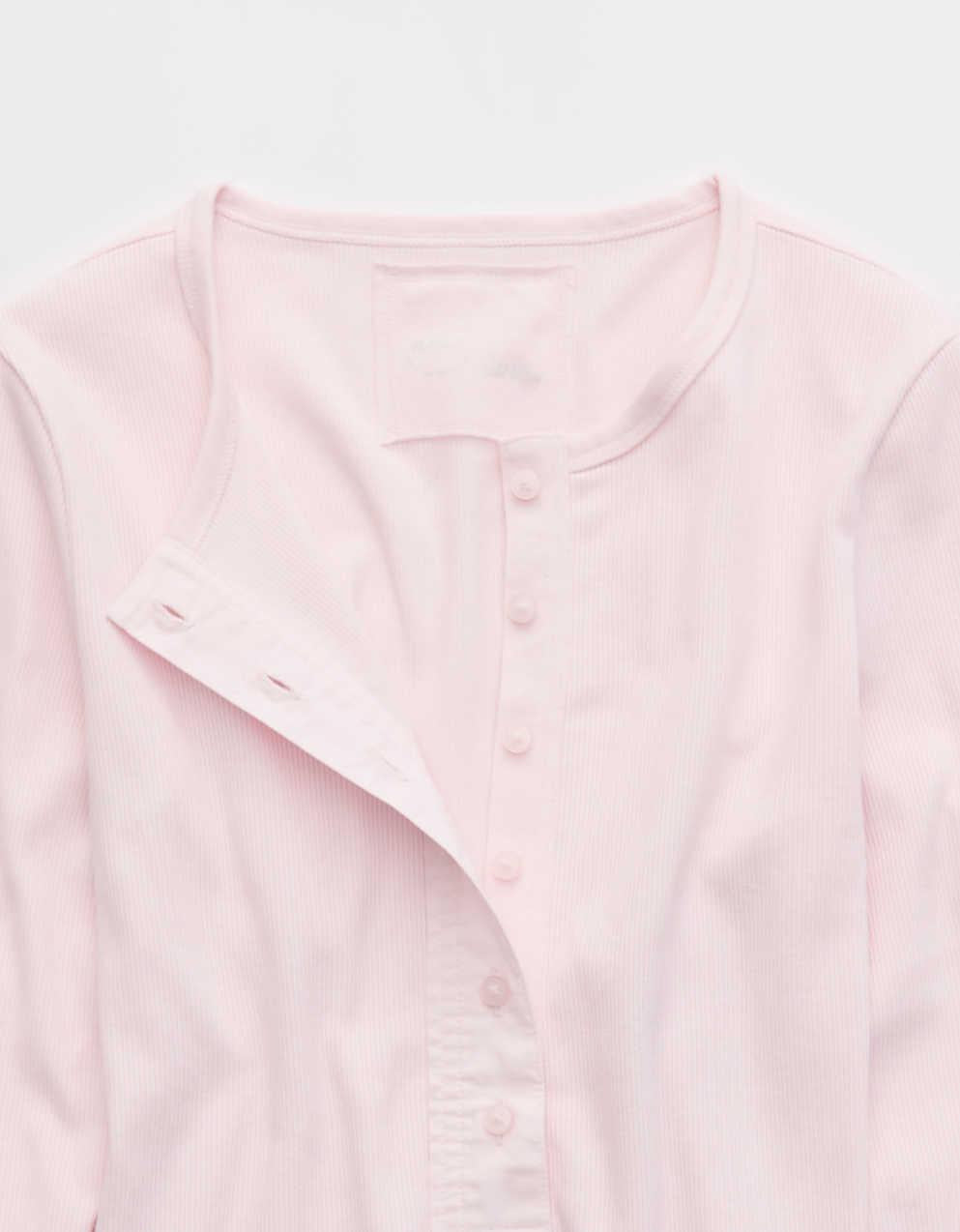 Aerie Essential Henley Layering T-Shirt