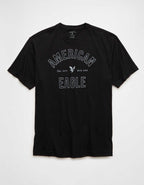 AE スタンダード・フィット ライトウェイト ロゴ グラフィック Tシャツ