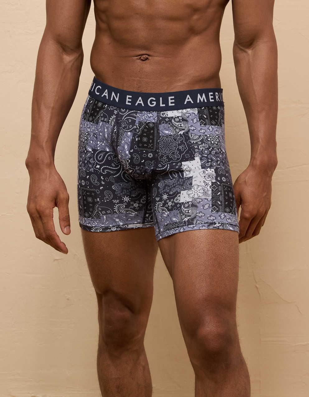 AEOメンズ・ペイズリー6インチ・クラシック・ボクサー・ブリーフ