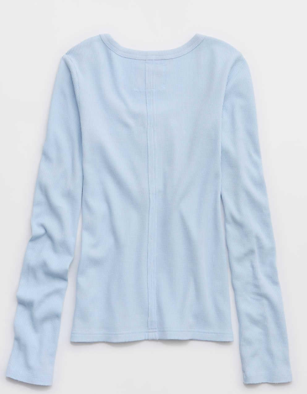 Aerie エッセンシャル・ヘンリー・レイヤリングTシャツ