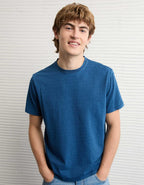 AE スタンダードフィット インディゴTシャツ