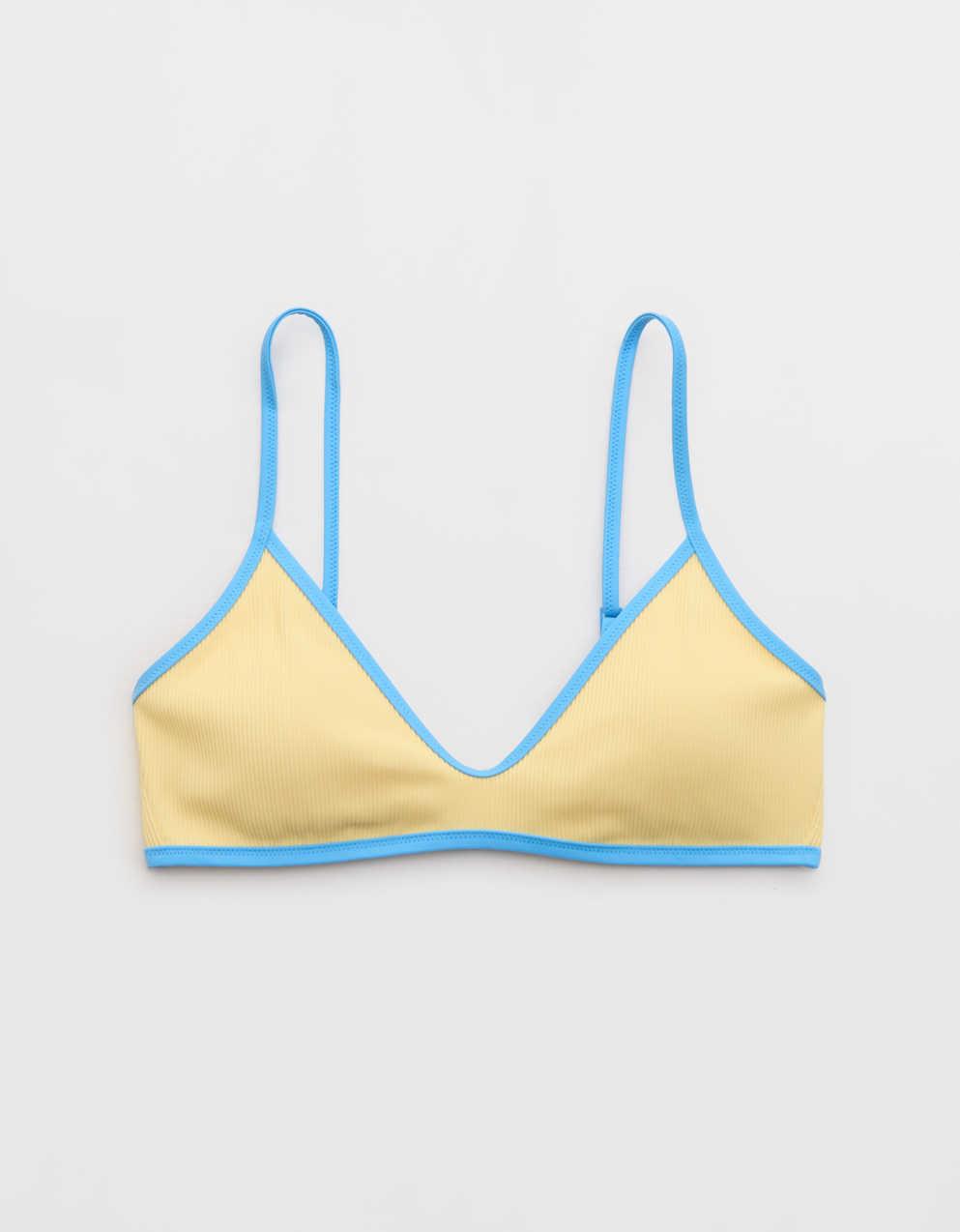 Aerie スキニー・ストラップ・ブープ・リブ・ビキニ・トップ