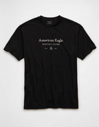 AEスタンダードフィットロゴグラフィックTシャツ