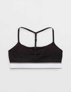 OFFLINE By Aerie The Hugger Logo Elastic Sports Bra