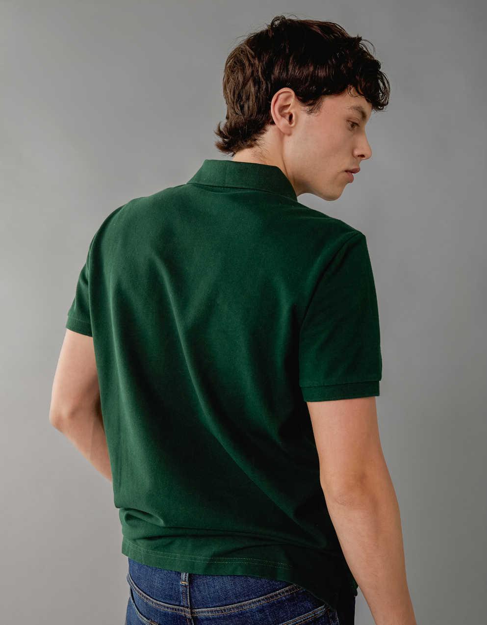 AE Slim Fit Flex Pique Polo Shirt