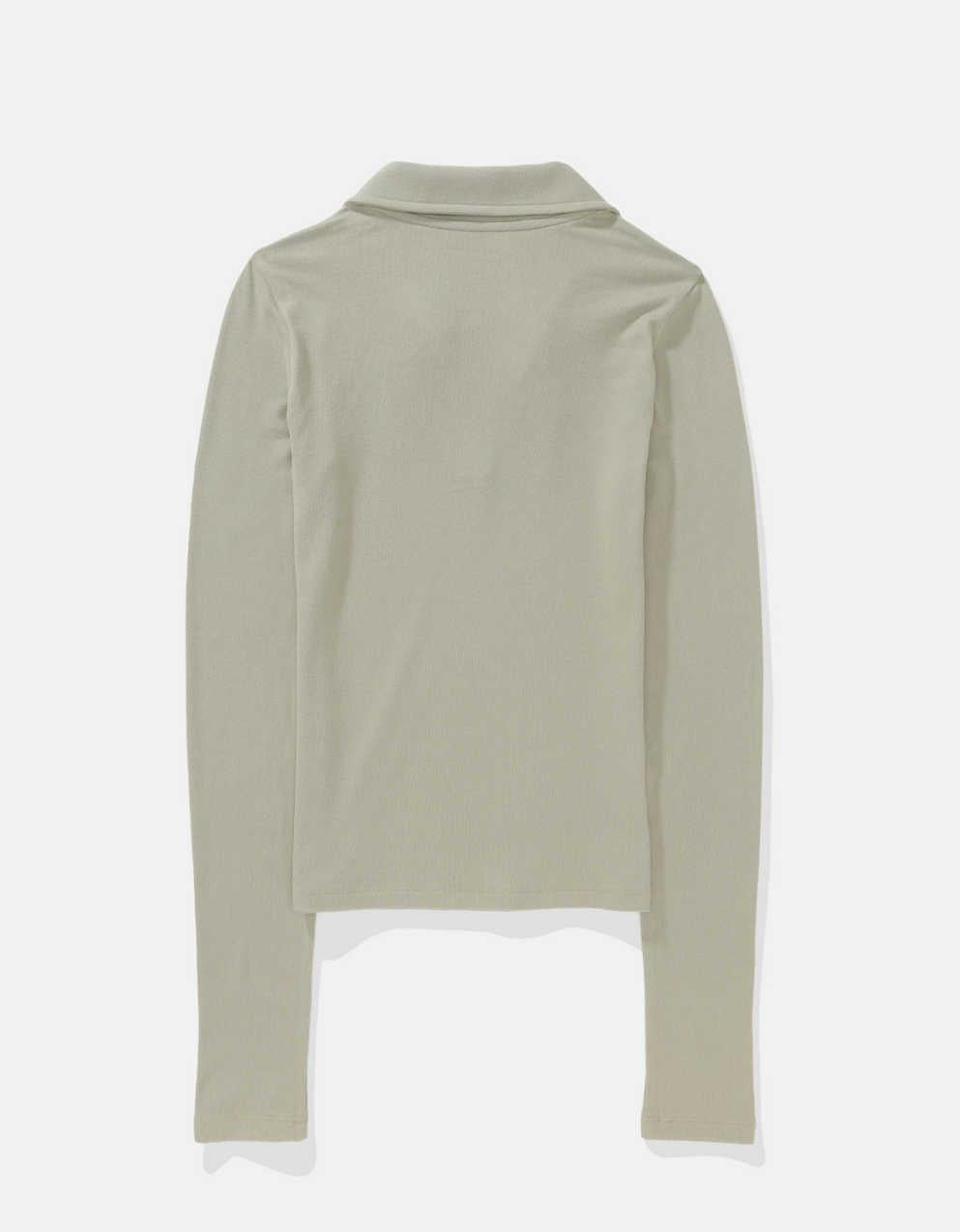 AE 長袖プラッシュポロTシャツ