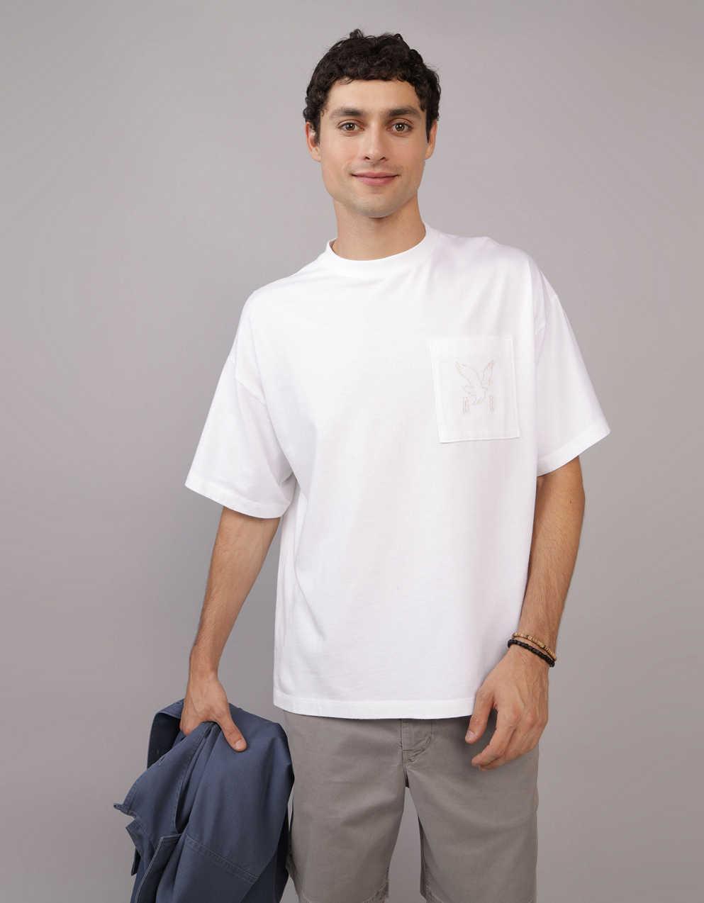 AE オーバーサイズ・ポケットTシャツ