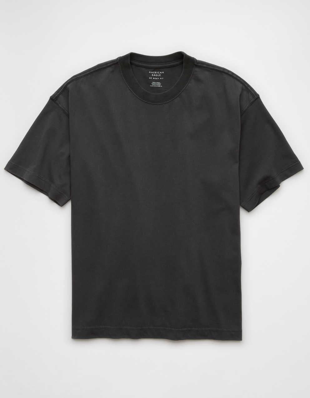 AEボクシー・フィット・スエード・ジャージーTシャツ