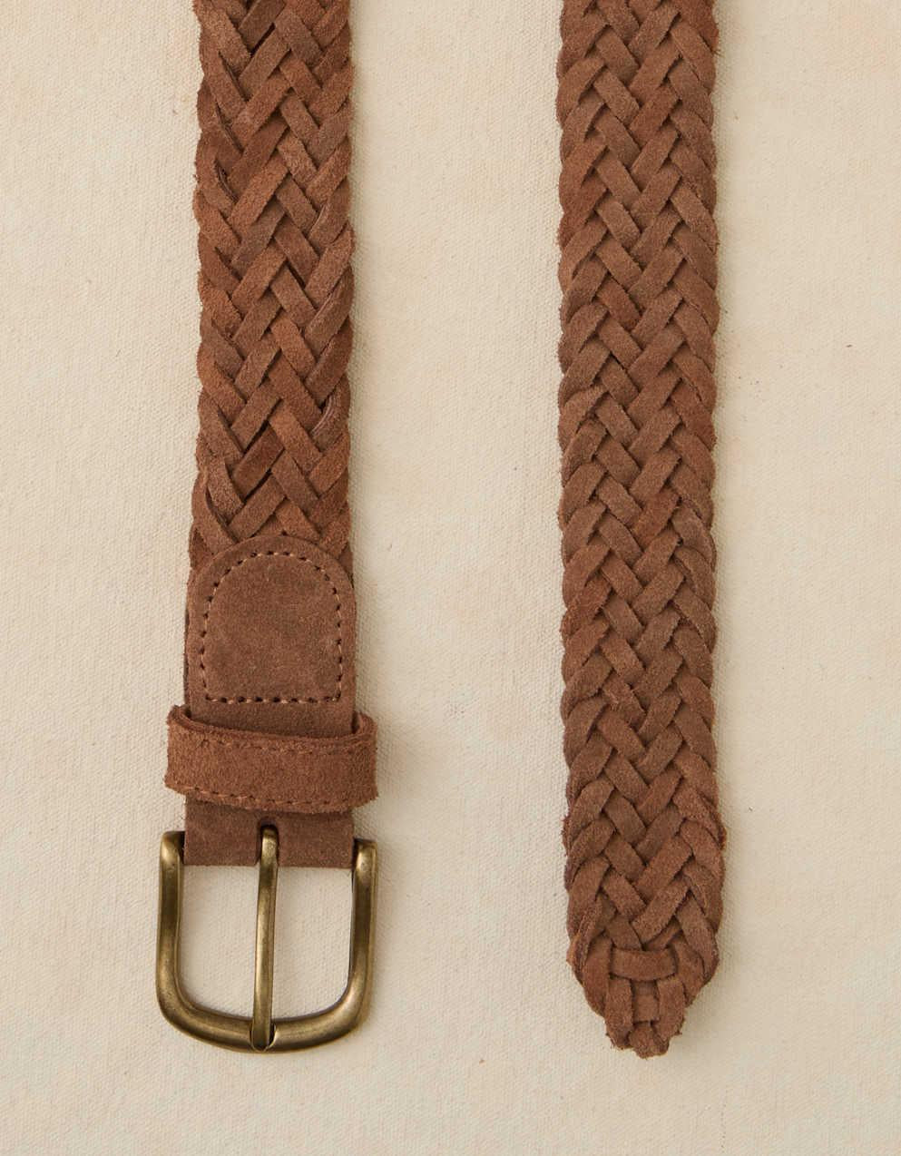 AE Braided Suede Belt