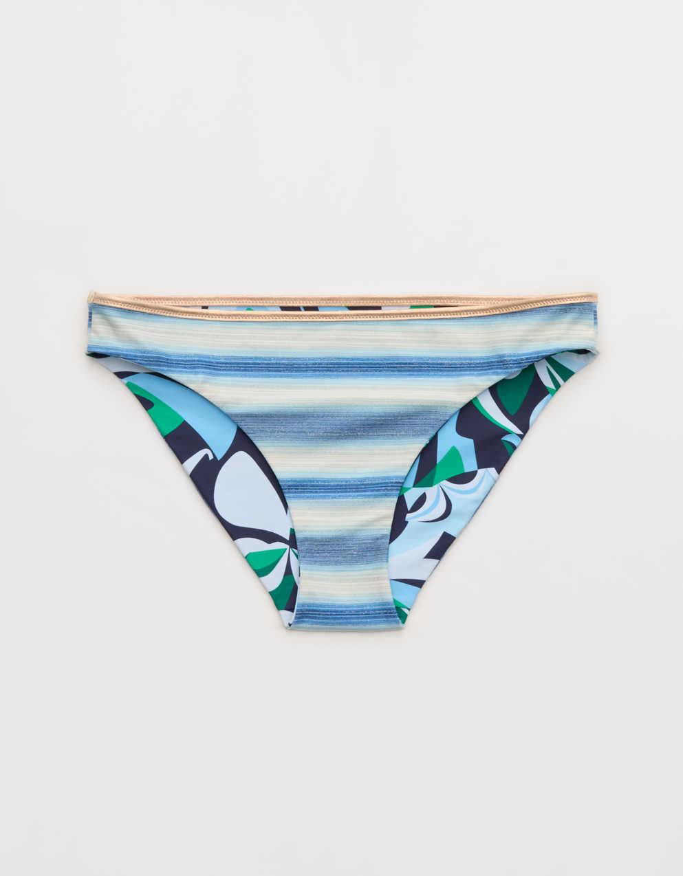 Aerie メタリック縁取り リバーシブル ビキニボトム