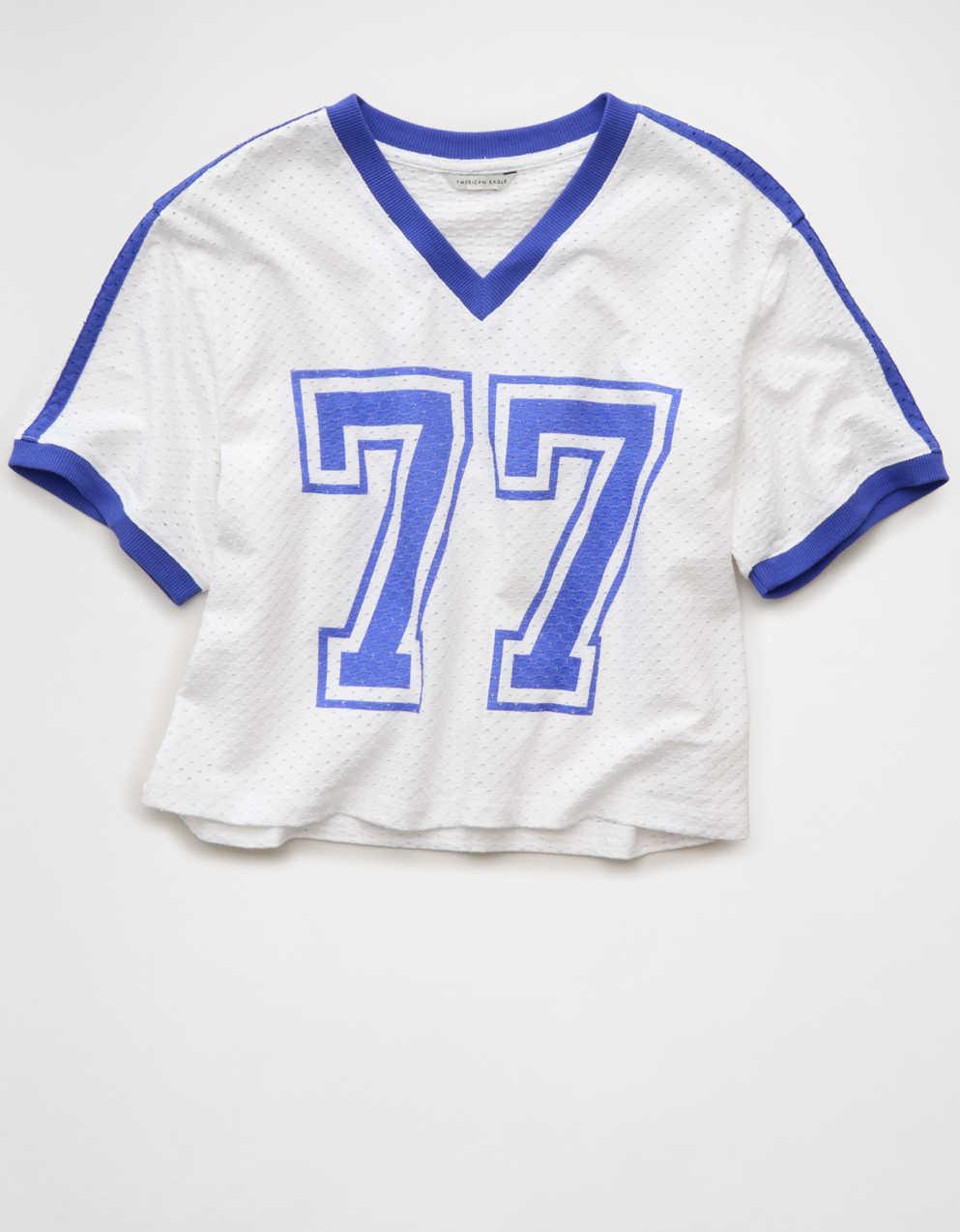 AEグラフィック・メッシュTシャツ