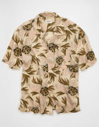 AE Relaxed Fit Camp Collar Button-Up Shirt