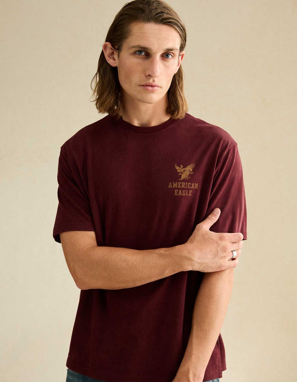 AE スタンダード・フィット・グラフィック・ロゴTシャツ