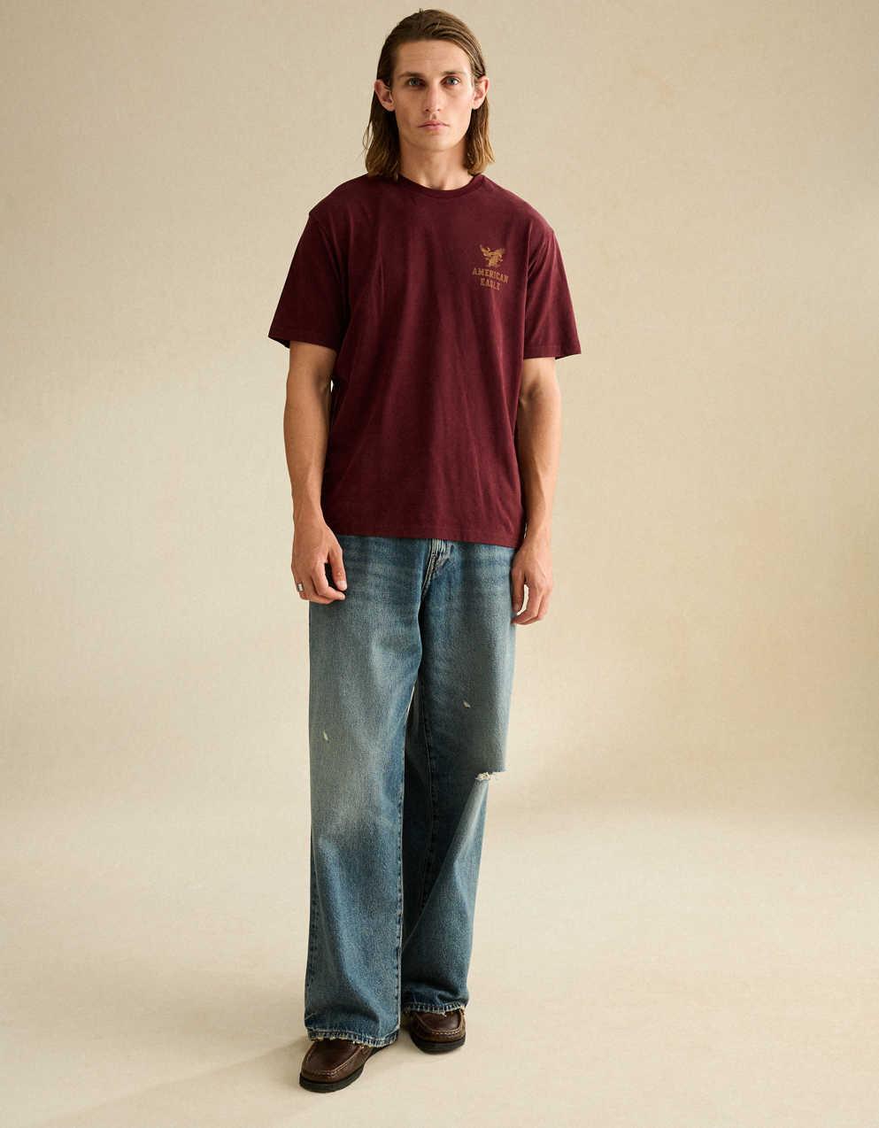 AE スタンダード・フィット・グラフィック・ロゴTシャツ