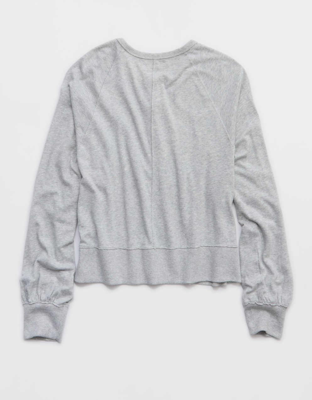 Aerie ハッピースニット・ヘンリーTシャツ