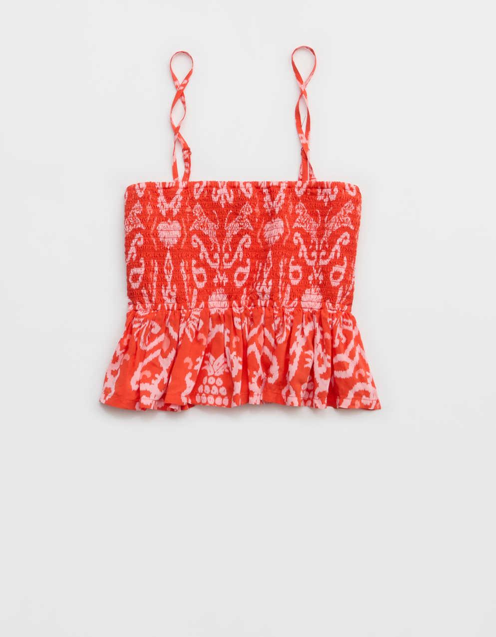 Aerie パーティースモックチューブトップ