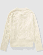 Aerie unREAL Cable Crewneck Sweater