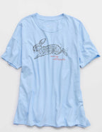 Aerie オーバーサイズ・クルー・ボーイフレンドTシャツ