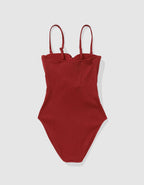 Aerie リブ・ラップ・タイ・ワンピース