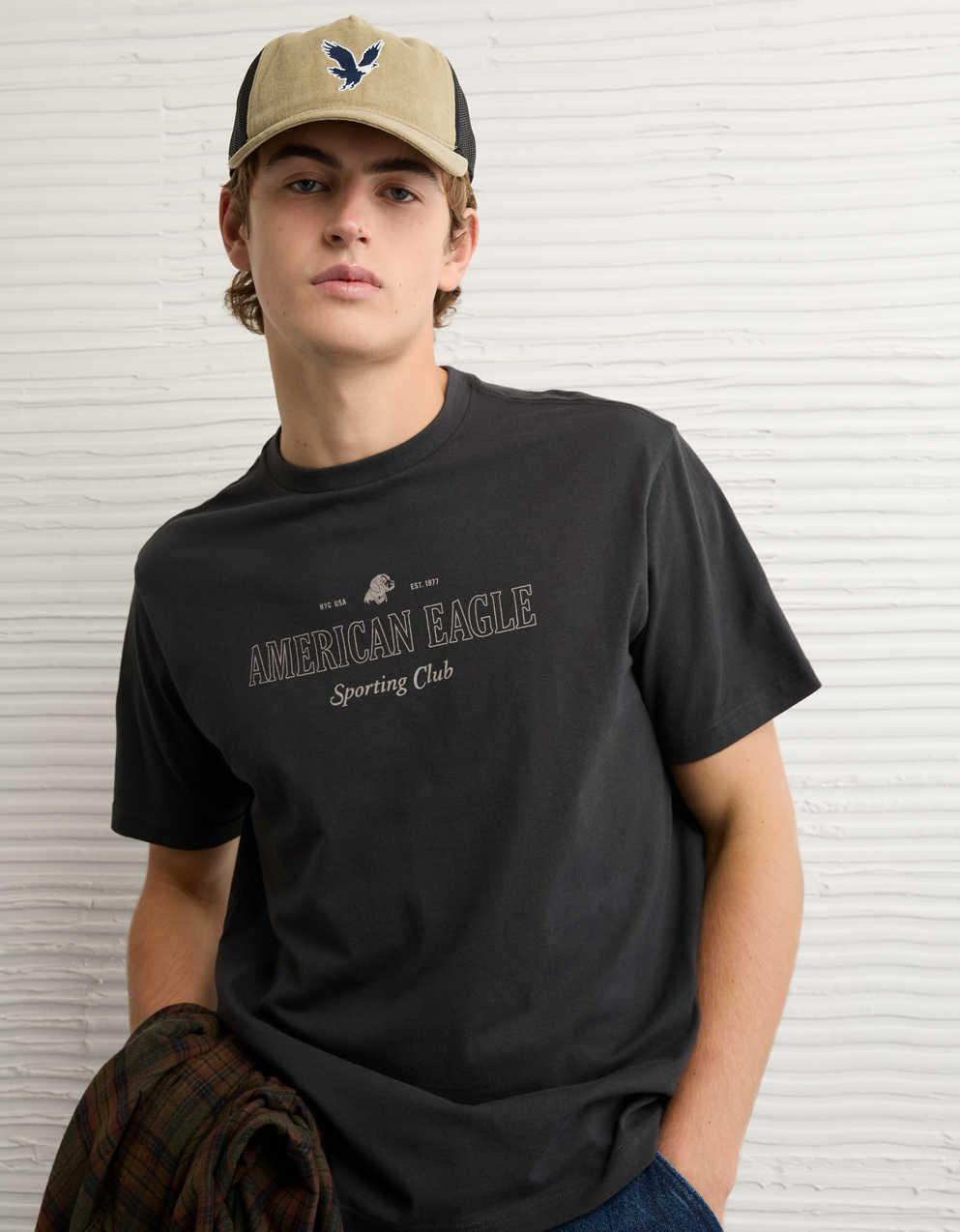 AE Standard Fit Logo Graphic T-Shirt