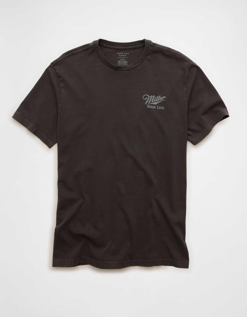 AE スタンダードフィット ミラー・ハイライフ グラフィックTシャツ