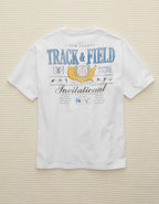 AE x Russell Athletic ヘビーウェイト陸上グラフィックTシャツ