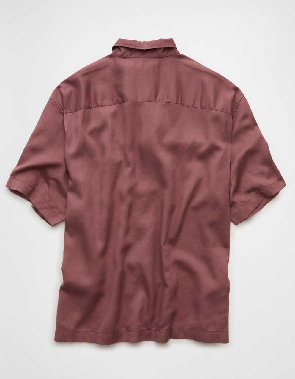 AE Relaxed Fit Short-Sleeve Camp Collar Shirt
