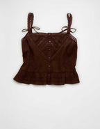 AE Fitted Peplum Cami