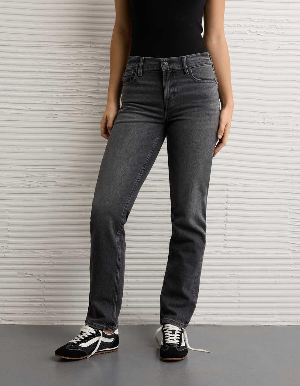 AE High-Waisted Straight Jean